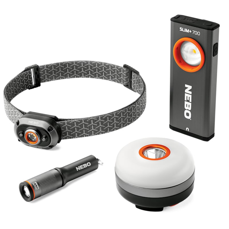NEBO PrepLite Emergency Flashlight Bundle