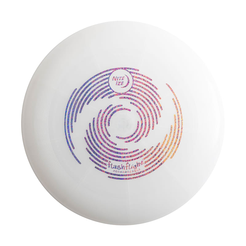Nite Ize Flashflight Rechargeable Disc-O Tech Light Up Flying Disc