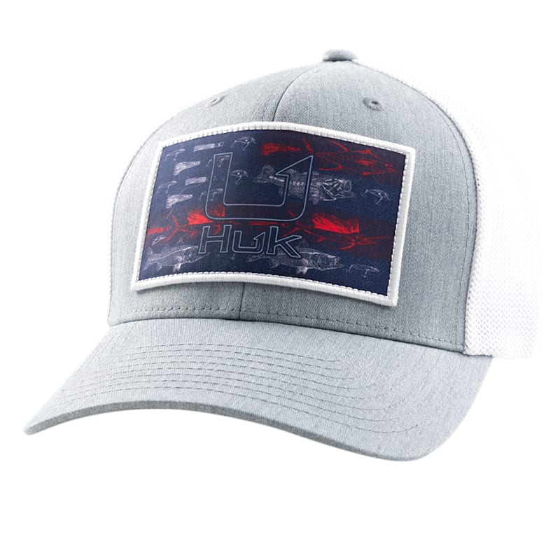 Huk KC Patch Mesh-Back Snapback Trucker Cap