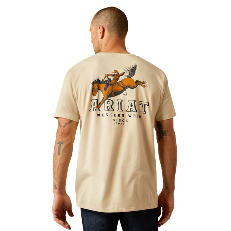 Ariat Bronc Ridin Heritage Short-Sleeve T-Shirt for Men