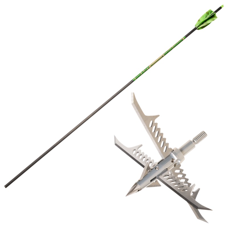Beast Broadheads 4'' Turkey Decapper Broadhead and Arrow System
