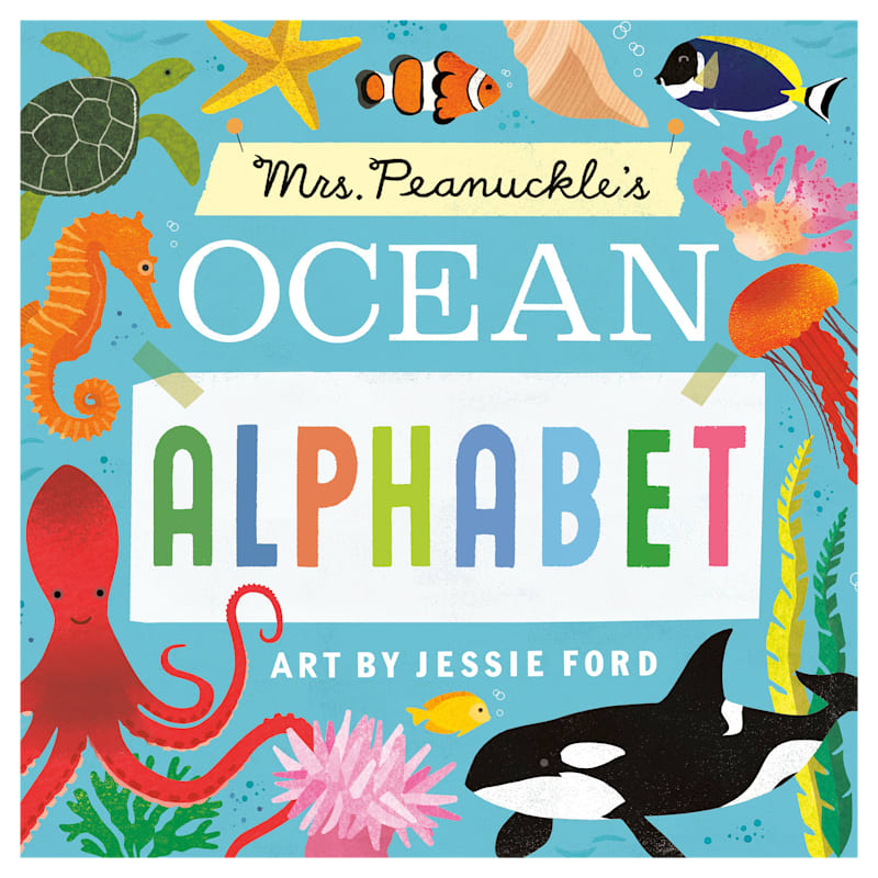 Mrs. Peanuckle's Ocean Alphabet Children's Book with Art by Jessie Ford