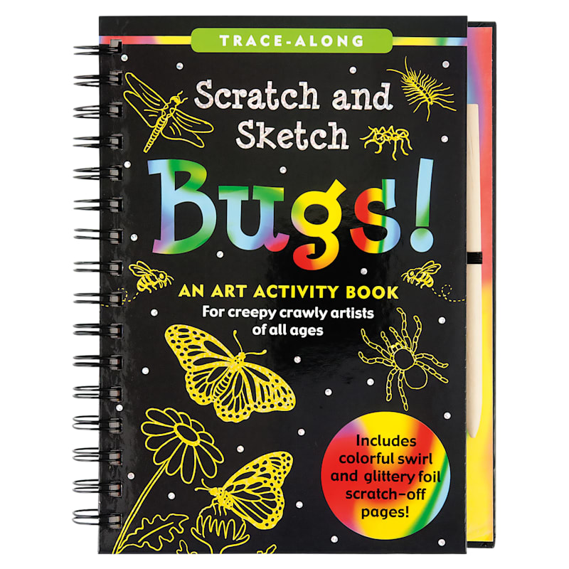 Bugs! Scratch and Sketch Activity Book by Betsy Kelley