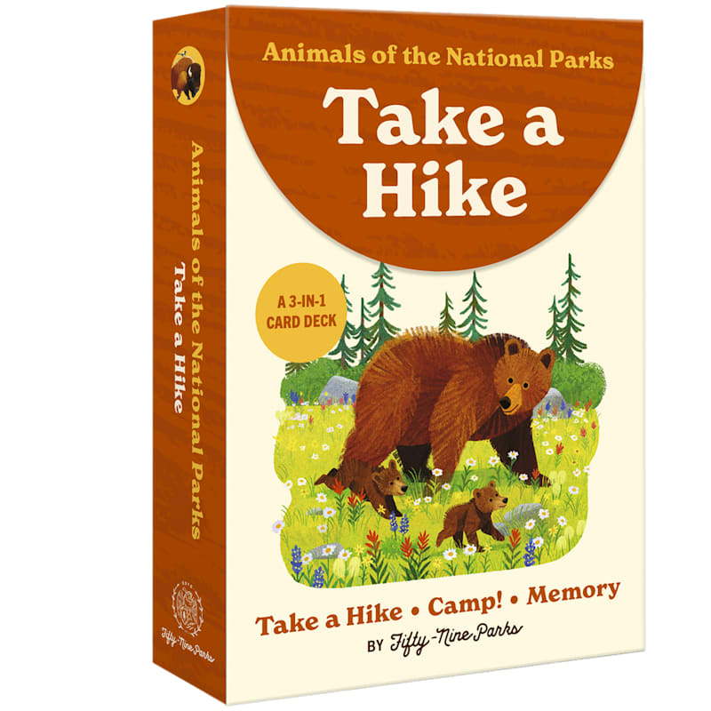 Animals of the National Parks Take A Hike Card Deck by Fifty-Nine Parks