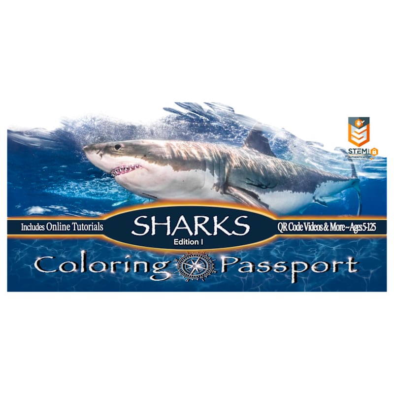 Sharks Coloring Passport Edition I