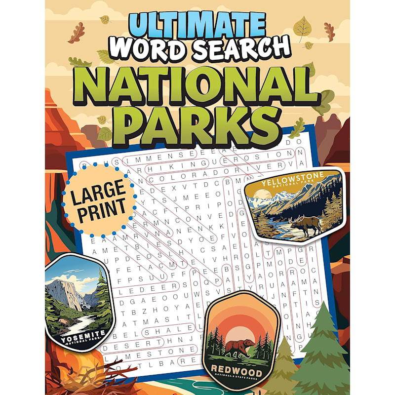 Fox Chapel Publishing Ultimate Word Search National Parks Activity Book