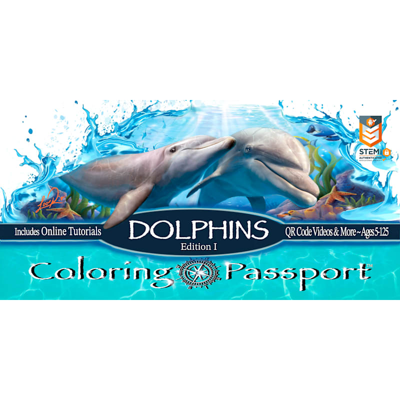Dolphins Coloring Passport Edition I