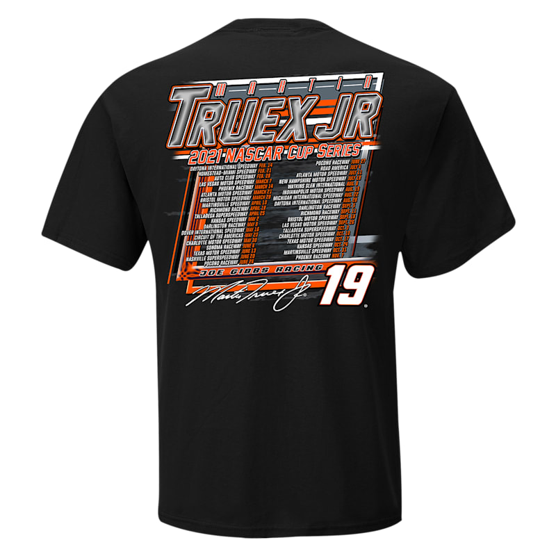 NASCAR Martin Truex Jr. 2021 Schedule Short-Sleeve T-Shirt for Men