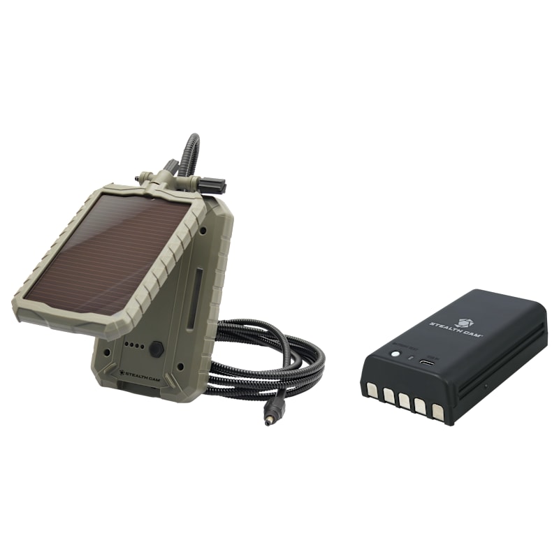 Stealth Cam FieldMAX Solar Battery Pack and Lithium Rechargeable Battery Combo