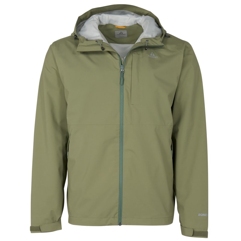 Ascend Meramec River BONE-DRY Hooded Rain Jacket for Men
