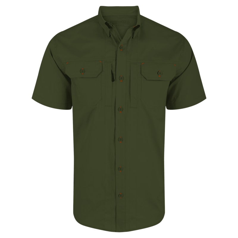 Drake Waterfowl Wingshooter Trey Short-Sleeve Button-Down Shirt