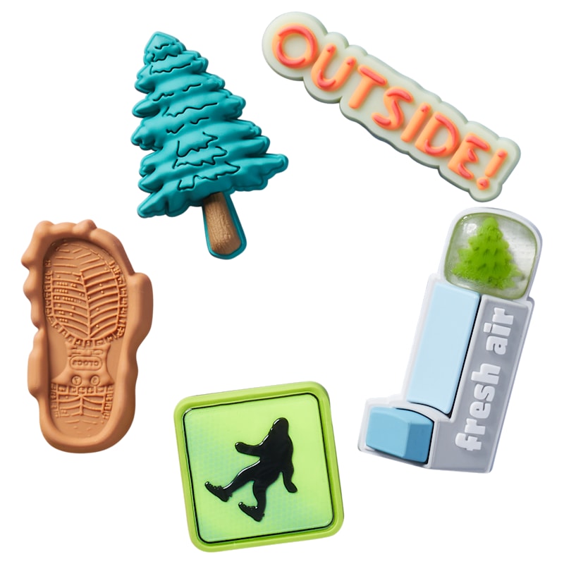 Crocs Sasquatch Adventure 5-Pack Jibbitz Charms