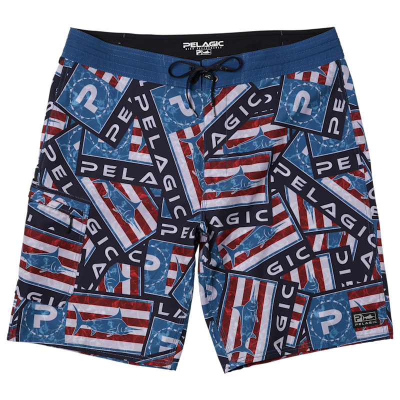 Pelagic Blue Water Fishing Shorts for Men