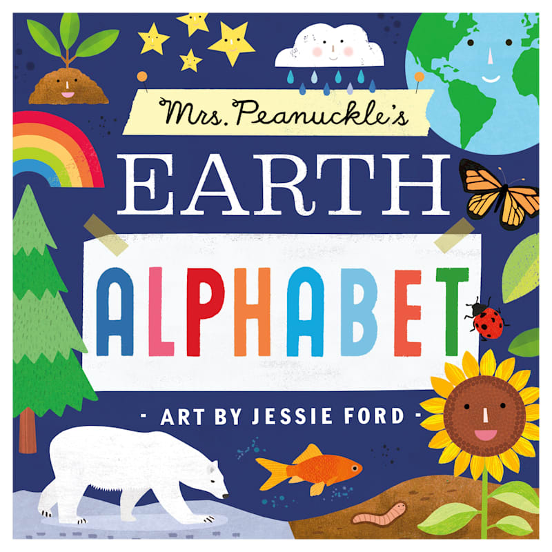 Mrs. Peanuckle's Earth Alphabet Children's Book with Art by Jessie Ford