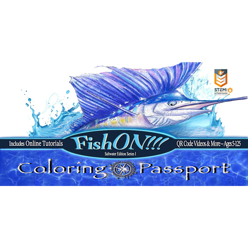 Fish On!!! Coloring Passport Saltwater Edition I