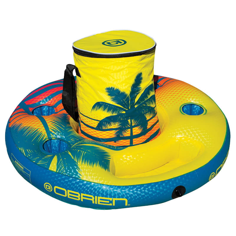 O'Brien Float 'N' Go Inflatable Floating Snack and Beverage Island