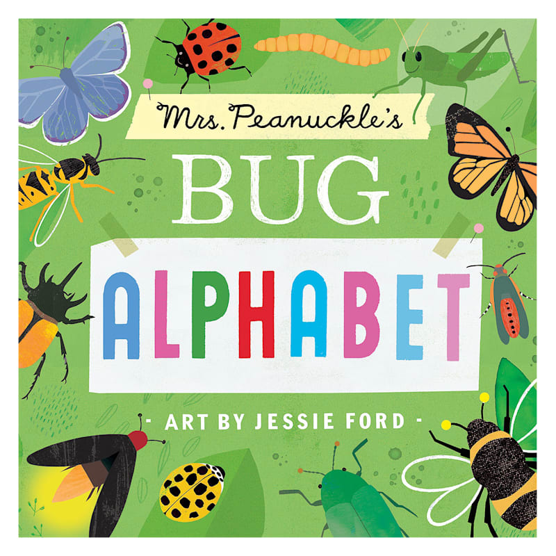Mrs. Peanuckle's Bug Alphabet Children's Book with Art by Jessie Ford