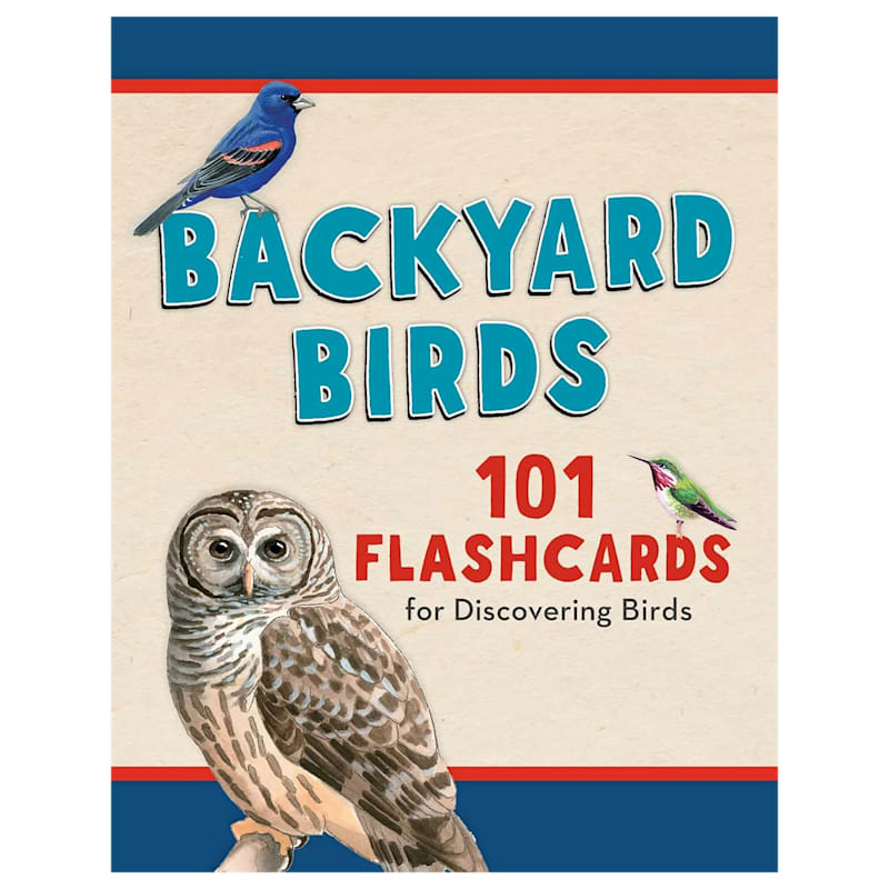 FalconGuides Backyard Birds 101 Flashcards for Discovering Birds by Todd Telander