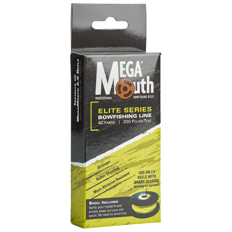 AMSBowfishing Megamouth V2.0 Elite Series Bowfishing Line and Spool
