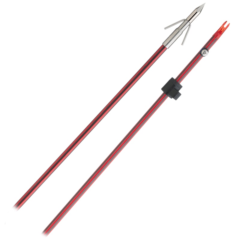 Cajun Archery Fiberglass Arrow with Piranha Point