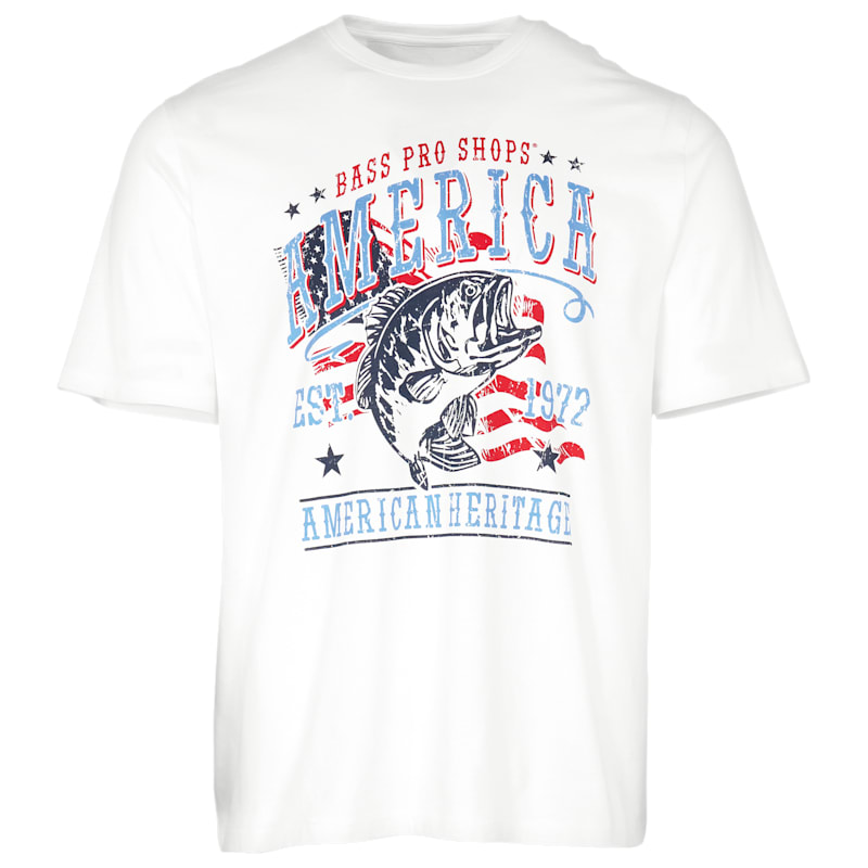 Bass Pro Shops American Heritage Flag Short-Sleeve T-Shirt