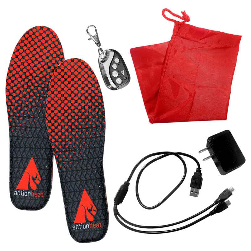 ActionHeat Rechargeable Heated Insoles with Remote