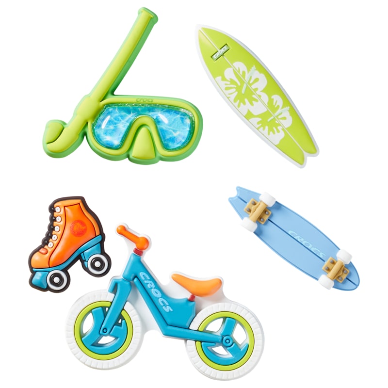 Crocs Summer Sports 5-Pack Jibbitz Charms