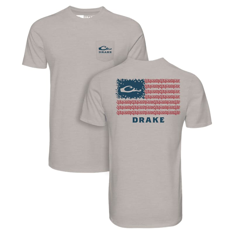 Drake Waterfowl Americana Drake Flag Short-Sleeve T-Shirt