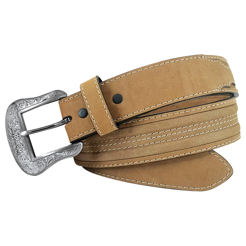 Wrangler Rough Out Leather Western Belt