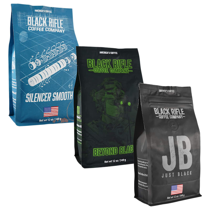 Black Rifle Coffee Company Variety Roast Ground Coffee Bundle