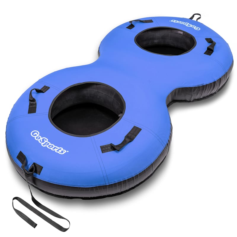 GoSports Heavy-Duty 2-Person Winter Snow Tube with Canvas Cover