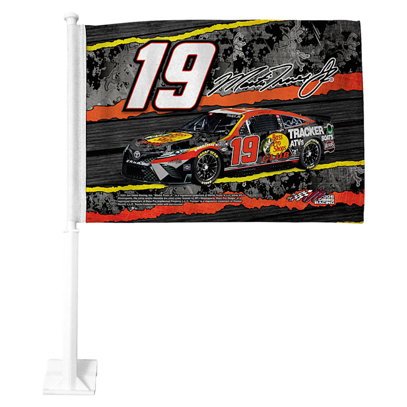 NASCAR Bass Pro Shops Martin Truex Jr. #19 Car Flag