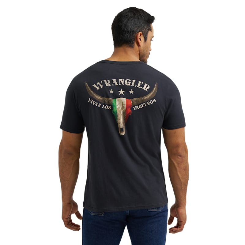 Wrangler Vivian Los Vaqueros Skull Short-Sleeve T-Shirt