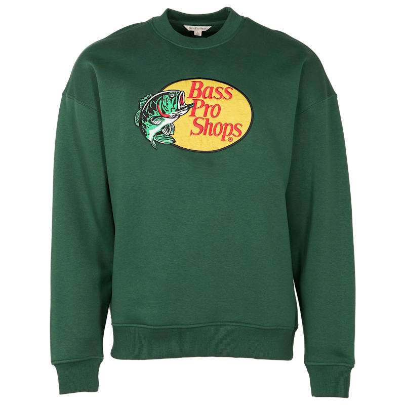 Bass Pro Shops Woodcut Crew-Neck Long-Sleeve Sweatshirt for Men