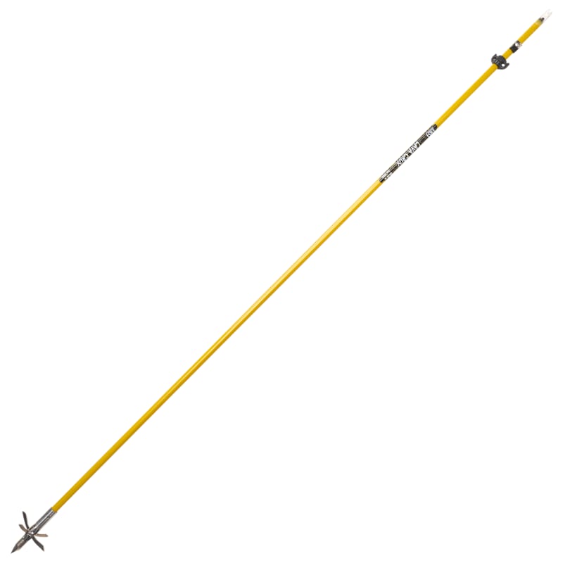 AMS Bowfishing MegaMouth Lava Crux Arrow with Quad-Lock Point