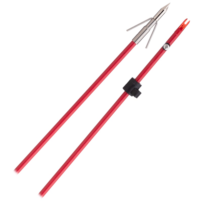 Cajun Archery Piranha Long Barb Point with Complete Arrow Set