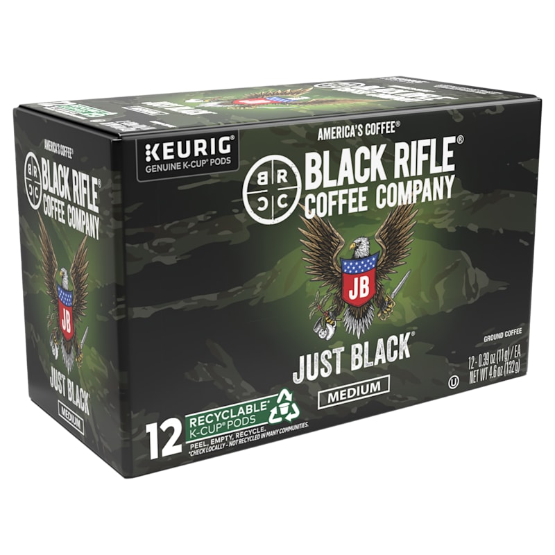 Black Rifle Coffee Company Just Black Roasted Coffee Rounds
