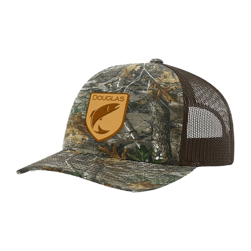Douglas High Crown Camo Mesh-Back Cap