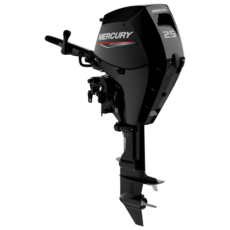 Mercury 25hp EFI Tiller FourStroke Outboard Motor, 15" Shaft