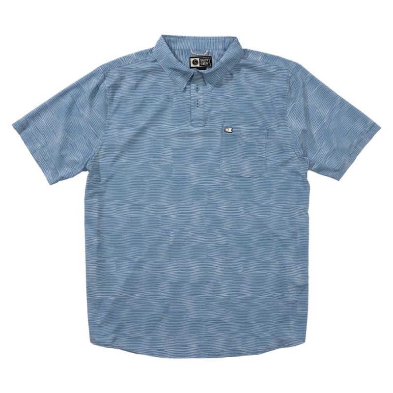 Salty Crew Breezer Perforated Short-Sleeve Polo for Men