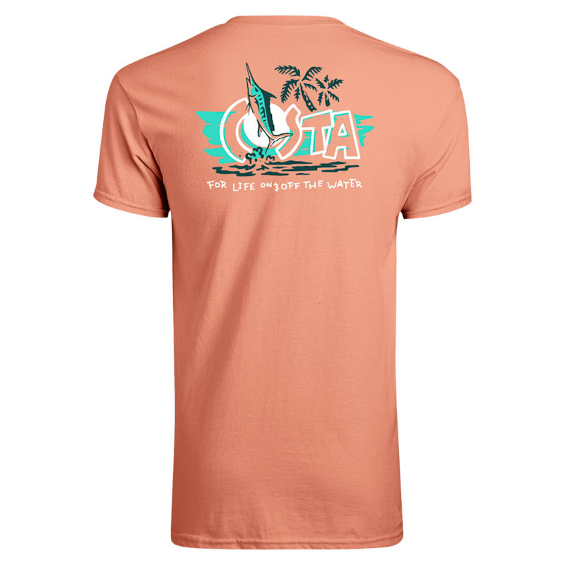 Costa Tech Gnarly Marlin Short-Sleeve T-Shirt for Men