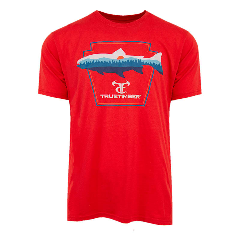 TrueTimber Mountain Trout Short-Sleeve T-Shirt for Men