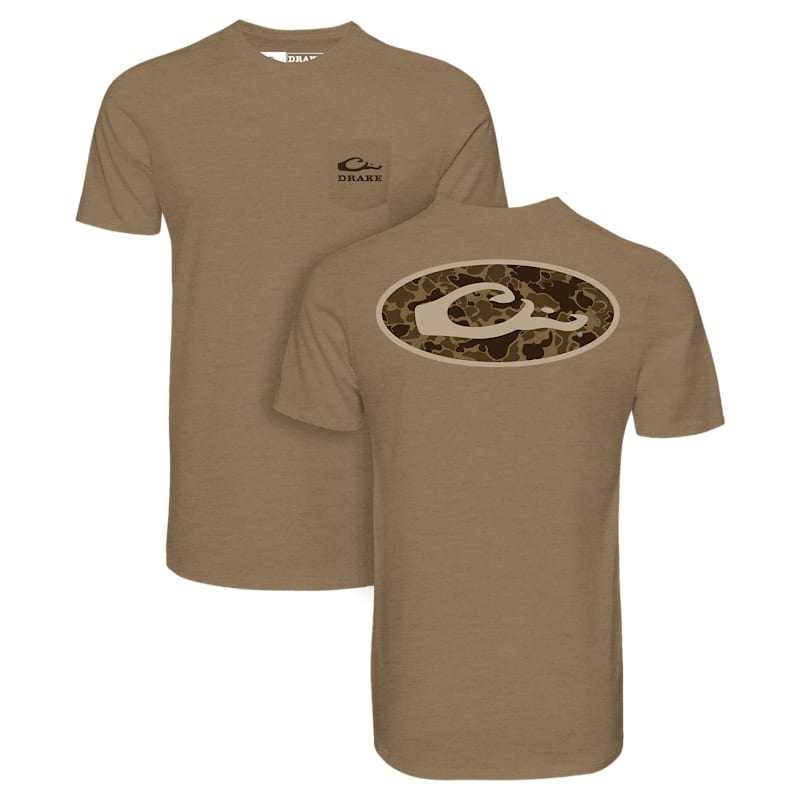 Drake Waterfowl Old School Oval Short-Sleeve Pocket T-Shirt