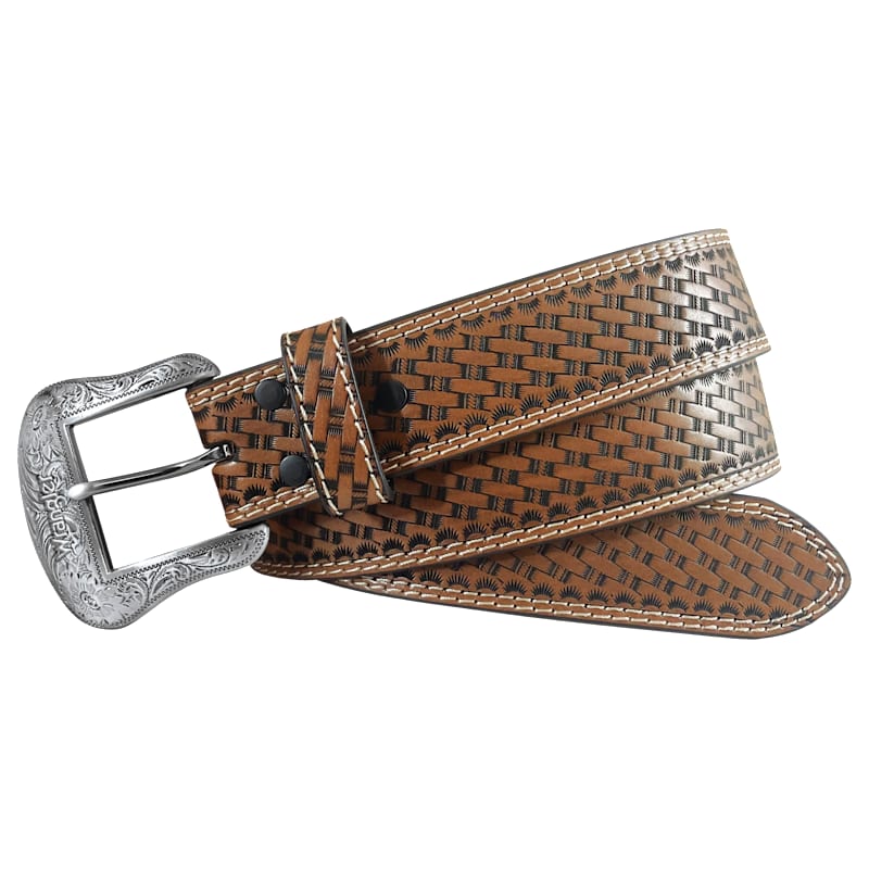 Wrangler Basketweave Western Belt