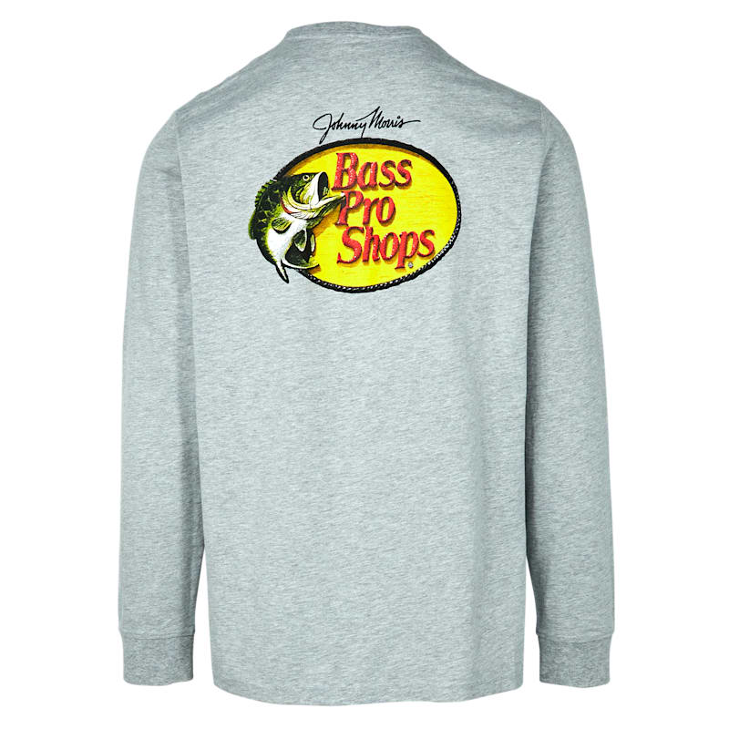 Bass Pro Shops Woodcut Logo Long-Sleeve Pocket T-Shirt for Men