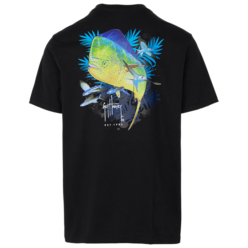 Guy Harvey Mahi Palms Short-Sleeve T-Shirt for Men