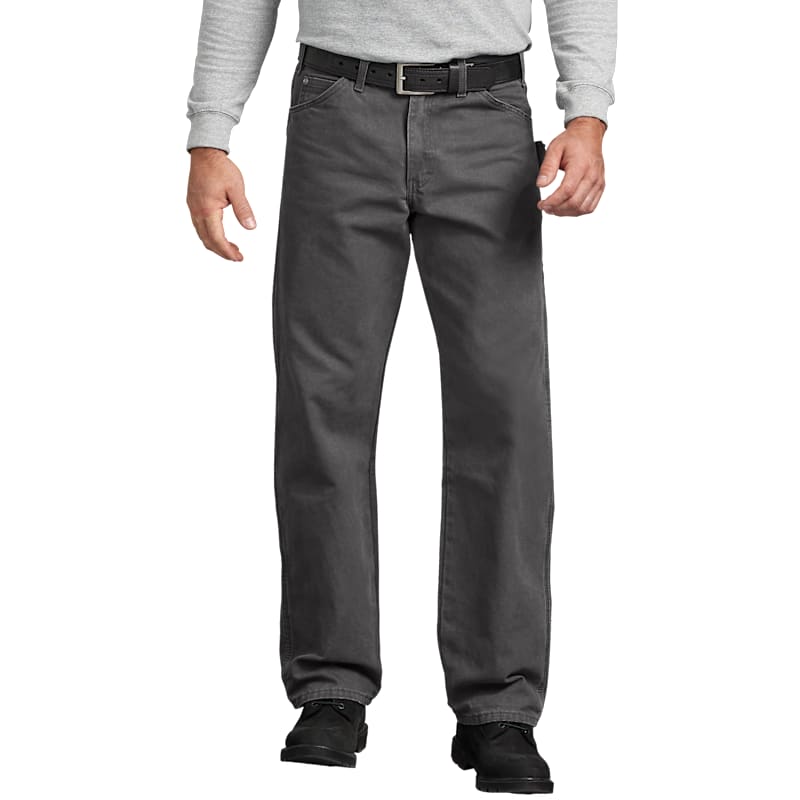 Dickies Relaxed-Fit Straight-Leg Carpenter Sanded-Duck Jeans for Men