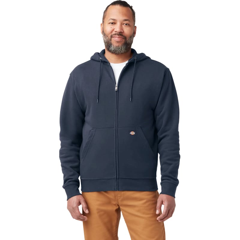 Dickies Midweight Fleece Full-Zip Hoodie for Men