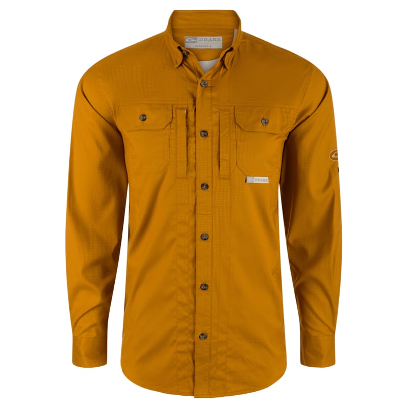Drake Wingshooter's Trey Dobby Long-Sleeve Button-Down Shirt