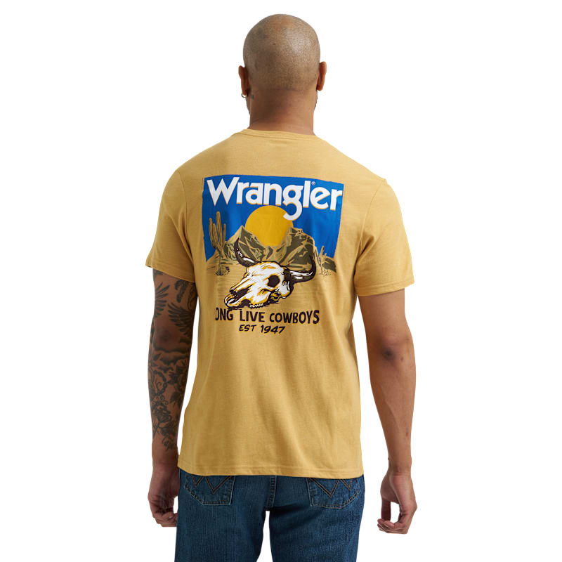 Wrangler Long Live Cowboys Short-Sleeve T-Shirt for Men